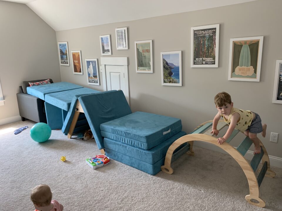 The Ultimate Review of the Nugget Kid's Couch! Celebrating with kids