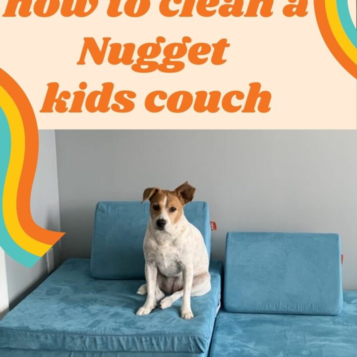 how to clean a nugget kids couch