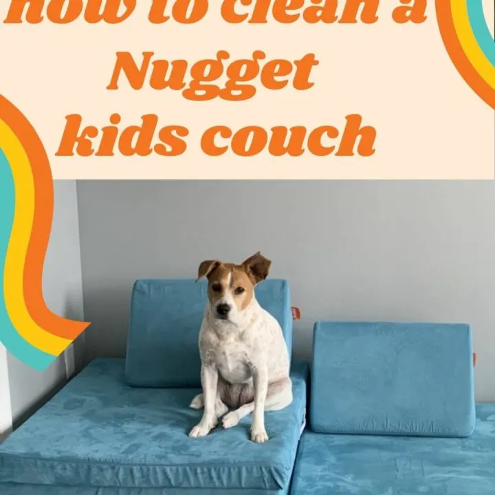 how to clean a nugget kids couch