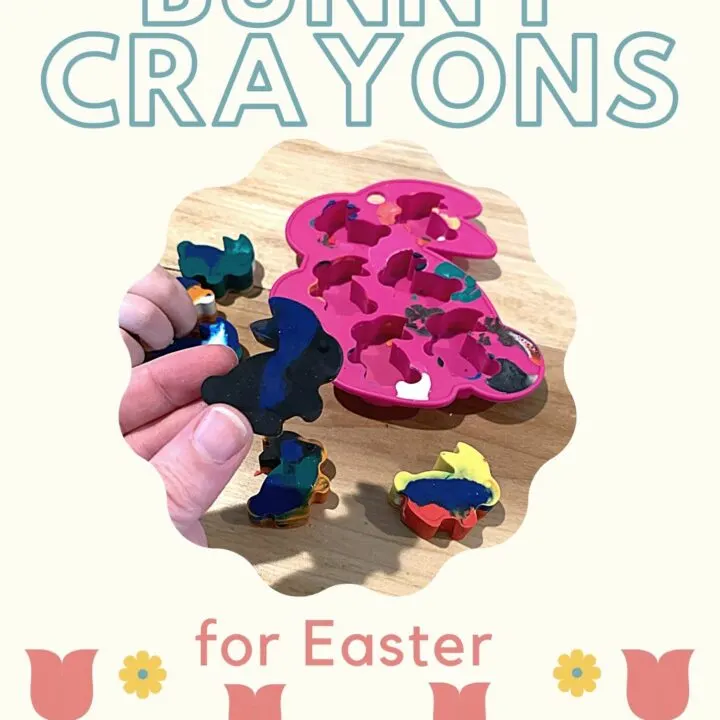 how to make bunny crayons for easter