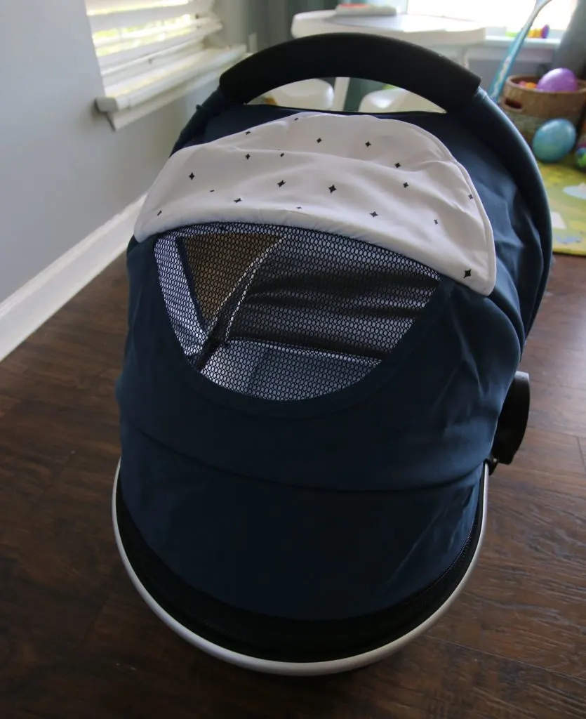 mockingbird bassinet from the back