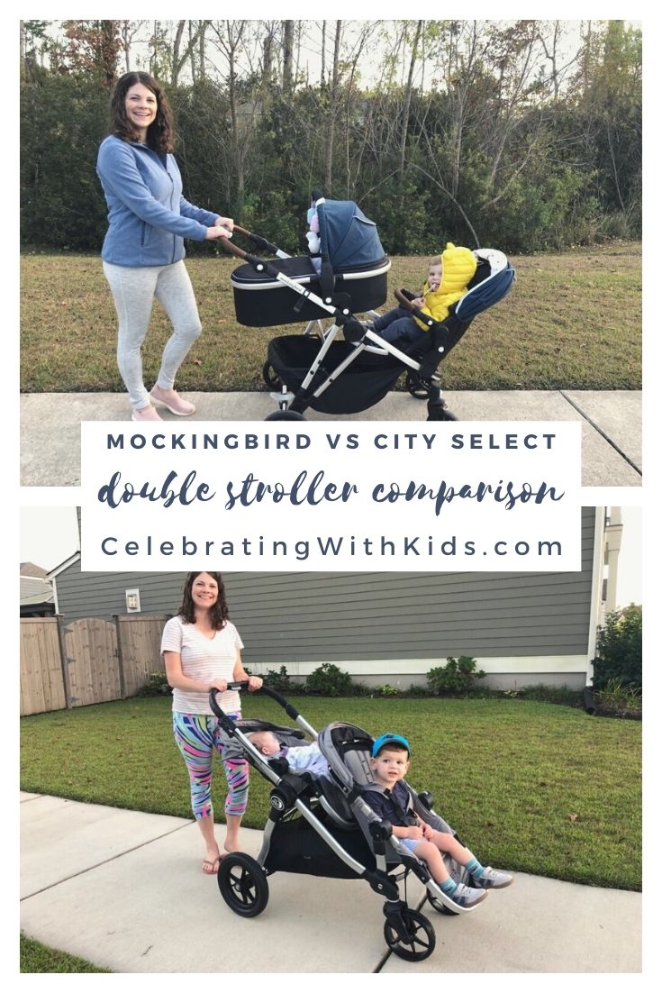 Mockingbird stroller vs Select Stroller - with kids