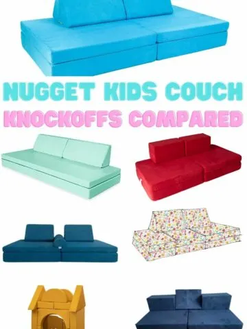 nugget kids couch knock offs compared