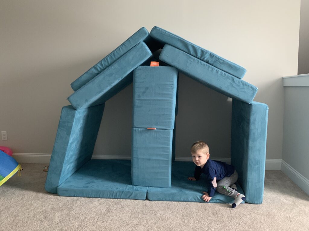 nugget fort with two rooms