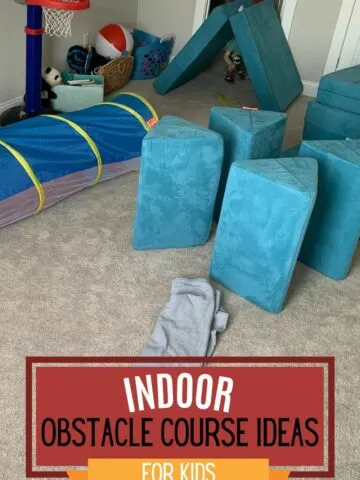 Indoor obstacle course ideas for kids