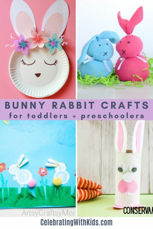 The 16 Best Bunny Themed Crafts For Preschoolers - Celebrating With Kids