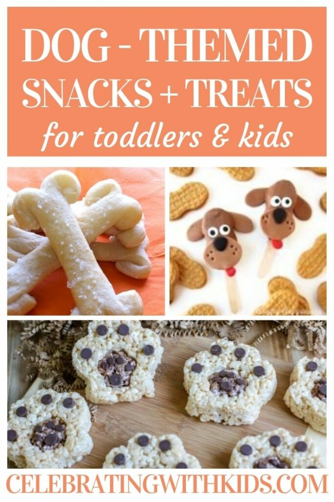 dog themed snacks and treats for toddlers and kids