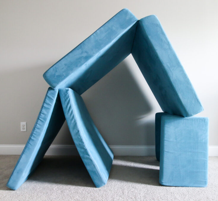 Single Nugget Couch Configuration Ideas - Celebrating with kids