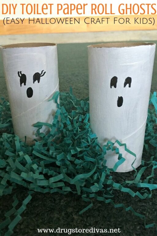 Ghost Themed Crafts & Activities For Preschoolers - Celebrating With Kids