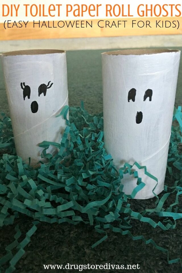 Ghost themed crafts & activities for preschoolers - Celebrating with kids