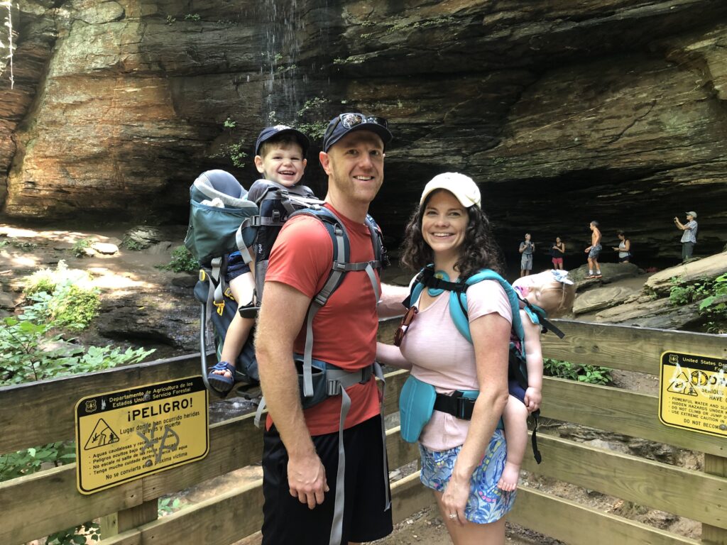 hiking pisgah national forest with kids
