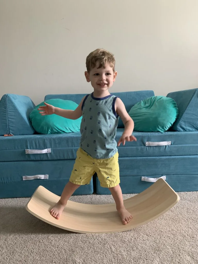 how to use a wobble board balance board