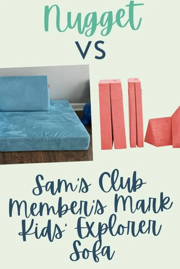 Nugget vs Sam's Club Member’s Mark Kids' Explorer Sofa comparison
