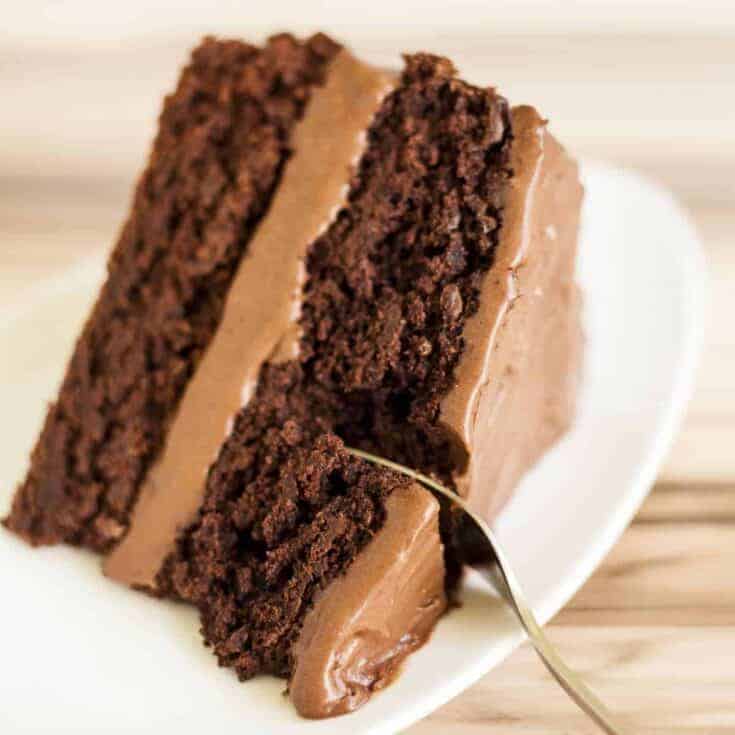 Image for Perfect Vegan Chocolate Cake (Gluten-free) - My Pure Plants