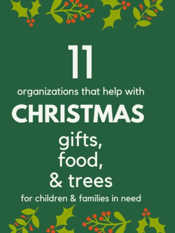 11 organizations that help with christmas for children and families in need