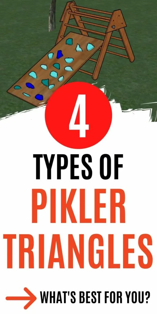 4 types of pikler triangles