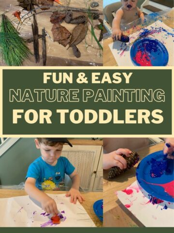 fun and easy nature painting activity for toddlers