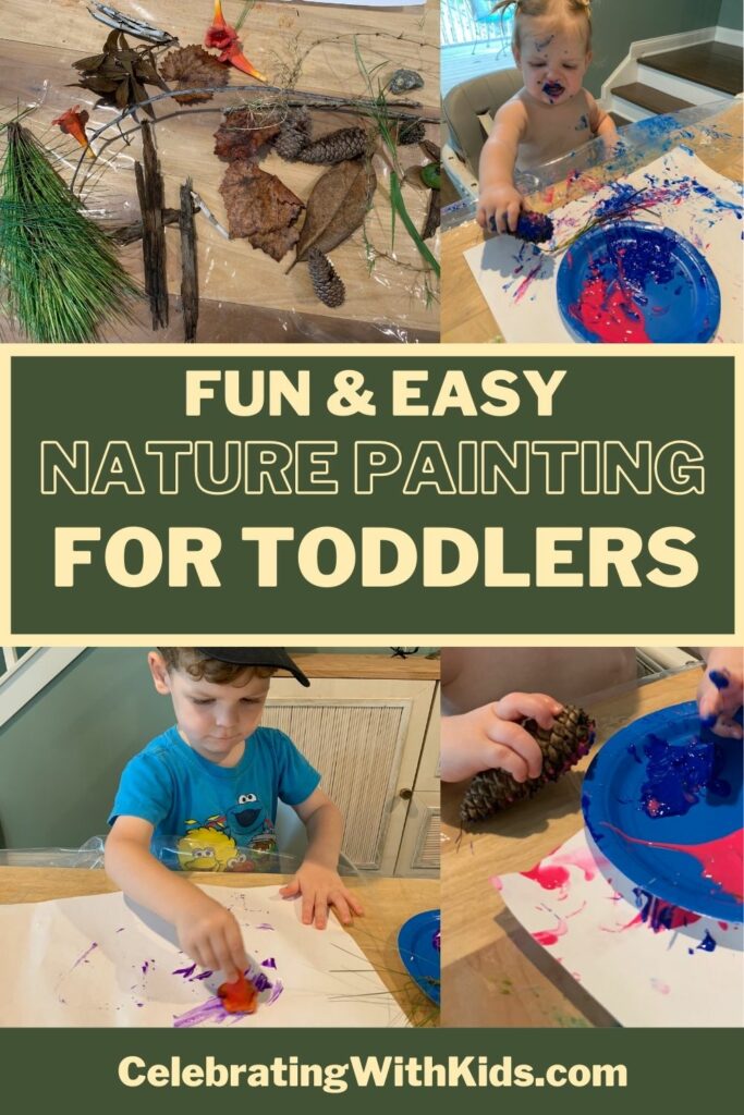 fun and easy nature painting activity for toddlers