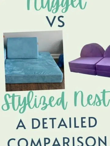 Nugget vs stylized nest couch comparison