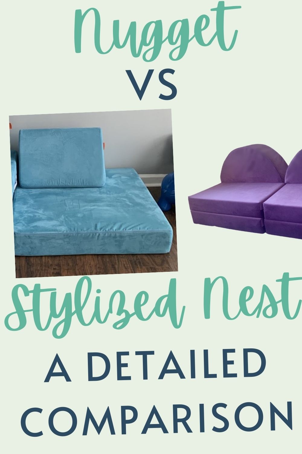 Nugget vs stylized nest couch comparison