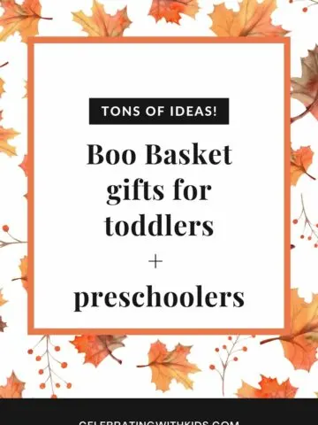 boo basket gift ideas for toddlers and preschoolers
