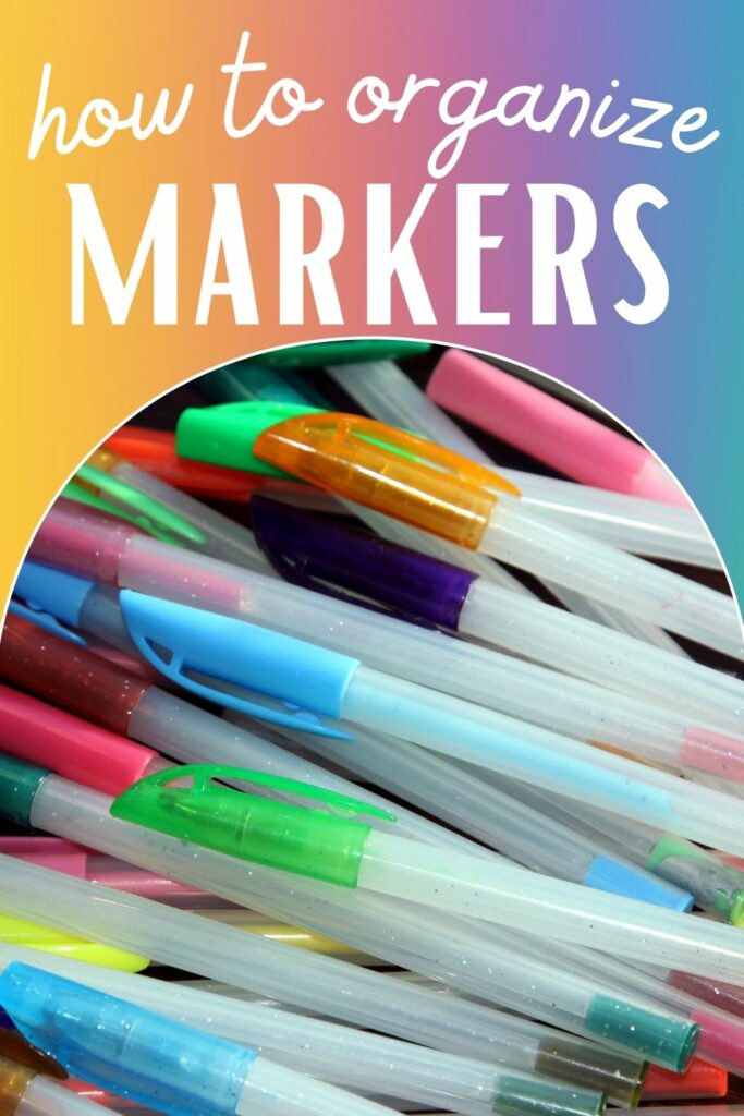 how to organize markers