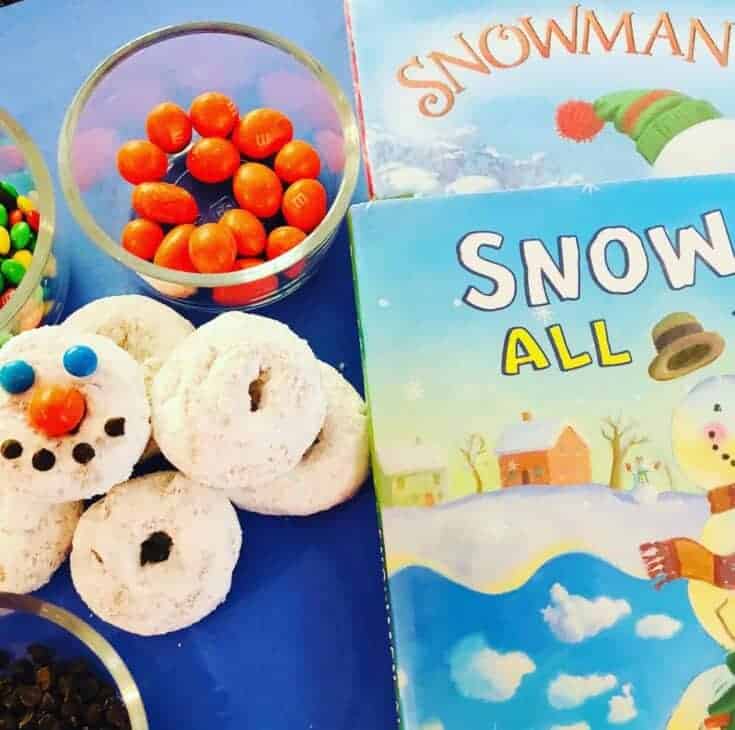 Image for Snowman Donut Snack and Book Craft