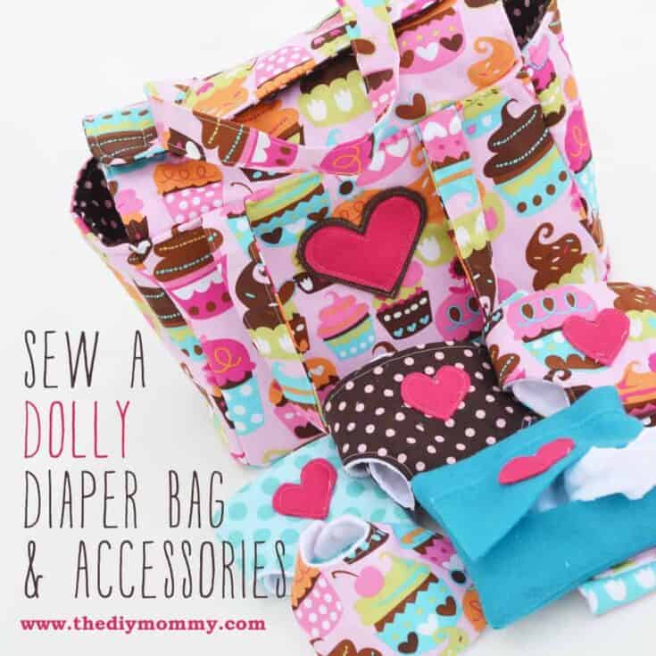 Image for Sew a Deluxe Dolly Diaper Bag and Accessories (Dolly Diapers, Wipes Case, Changemat & Bib)