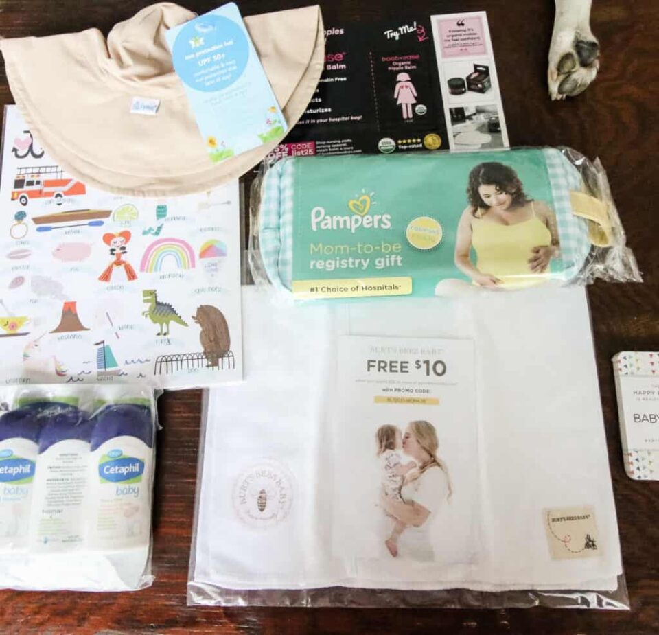 The best free baby boxes and what's in them! Celebrating with kids