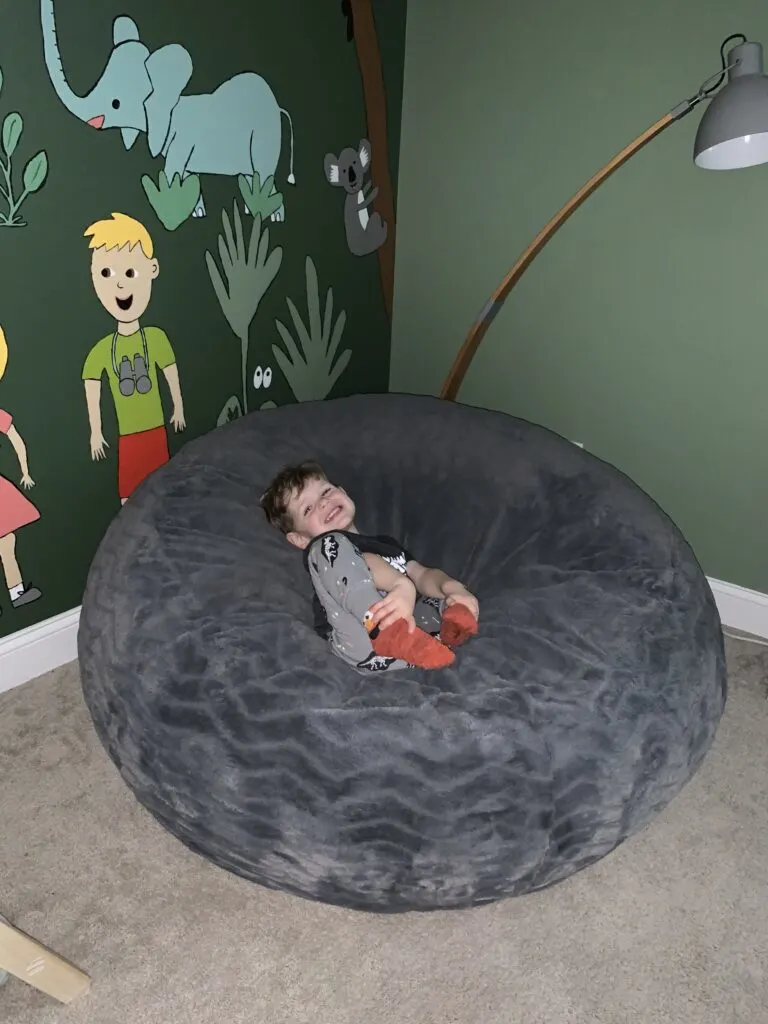 Lounge Co Jumbo Lounger at Costco Review Celebrating with kids