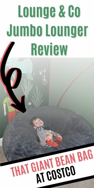 Lounge Co Jumbo Lounger At Costco Review Celebrating With Kids   Lounge And Co Jumbo Lounger Review 320x640 