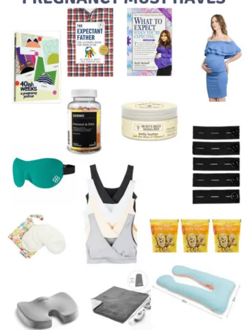 pregnancy must haves for each trimester