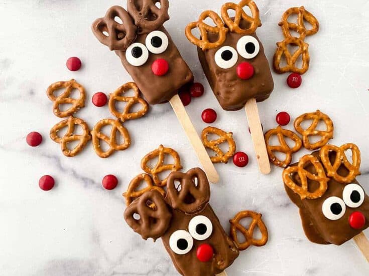 Image for Cutest Ever Rudolph Rice Krispie Pops