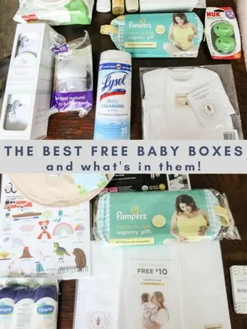 the best free baby boxes and what's in them