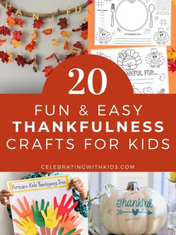 20 fun & easy thankfulness crafts for kids