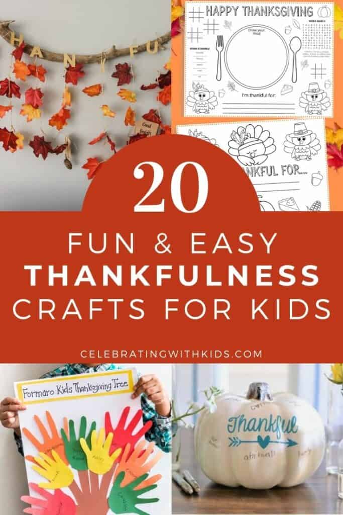 20 fun & easy thankfulness crafts for kids