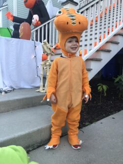 How to make a Dinosaur Train Family Halloween Costume - Celebrating ...