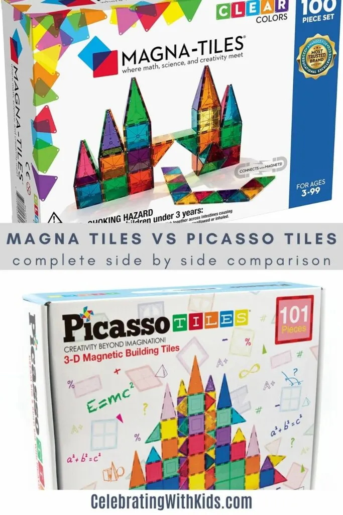 Magna-Tiles vs Picasso tiles