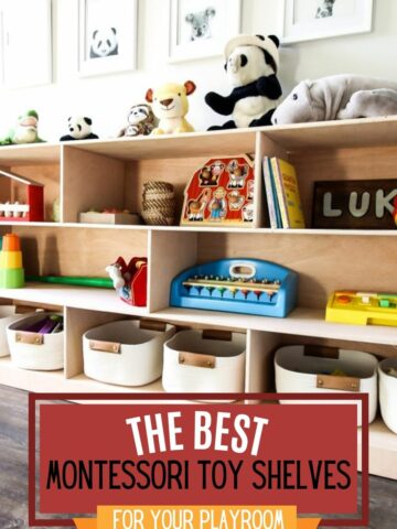 the best montessori toy shelves for your playroom
