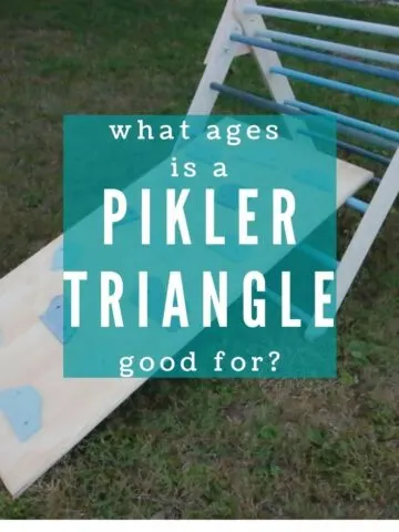what ages is a pikler triangle good for