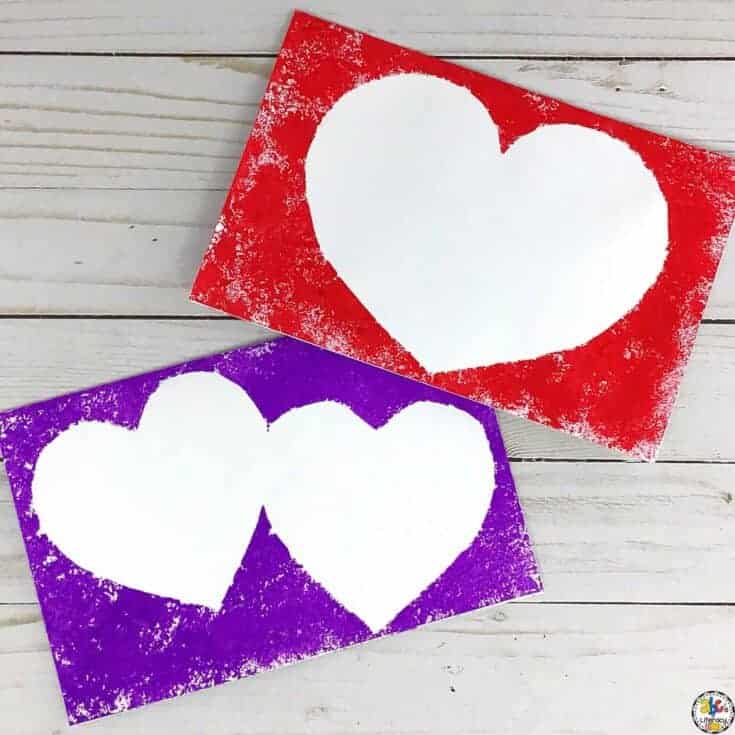 Image for Stamped Heart Valentine’s Day Card Craft