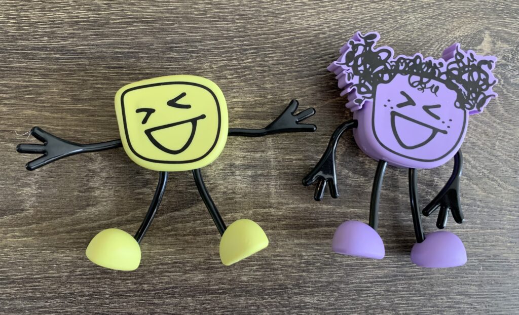 glo pals yellow and purple