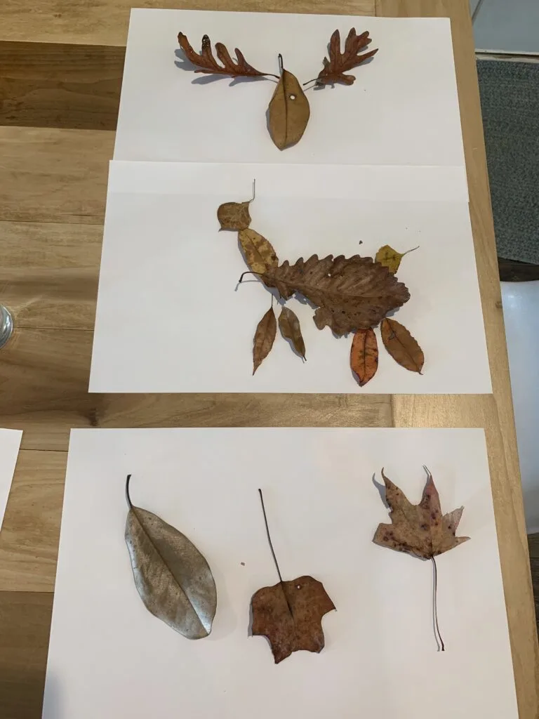 leaf animal craft