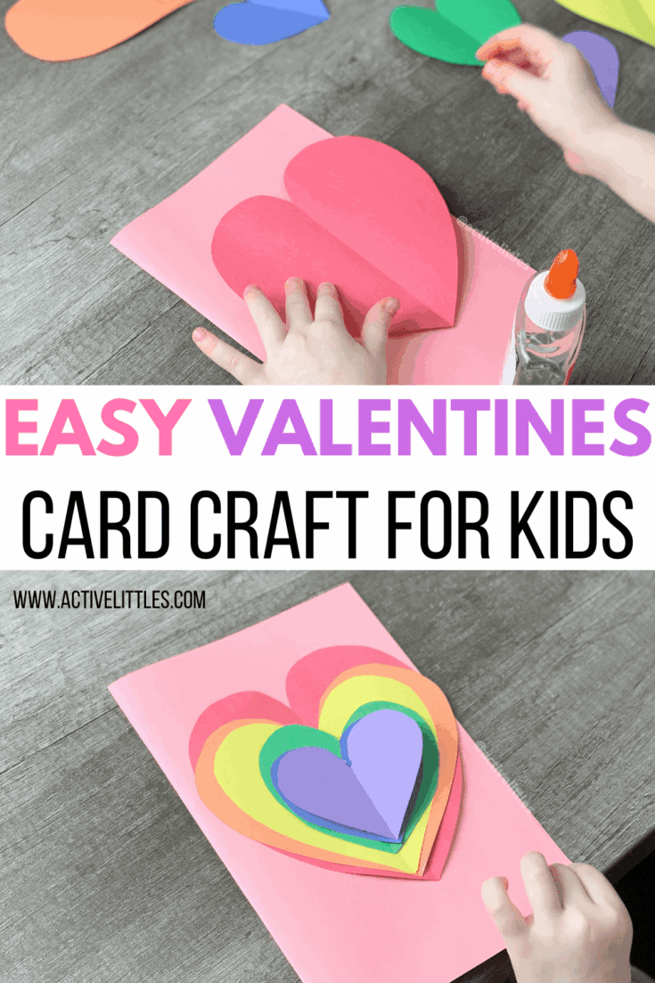 Image for Easy Valentines Day Card Craft for Toddlers and Preschool