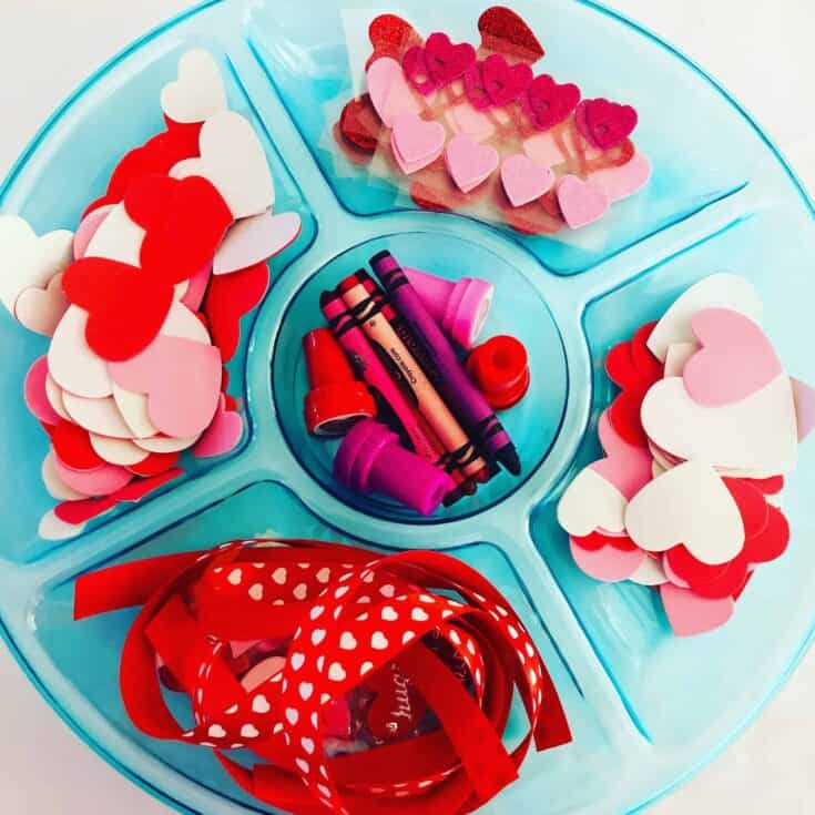 Image for Valentine Heart Paper Plate Wreath Craft
