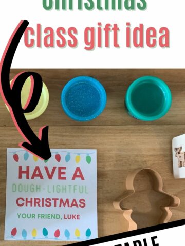 play doh christmas class gift idea
