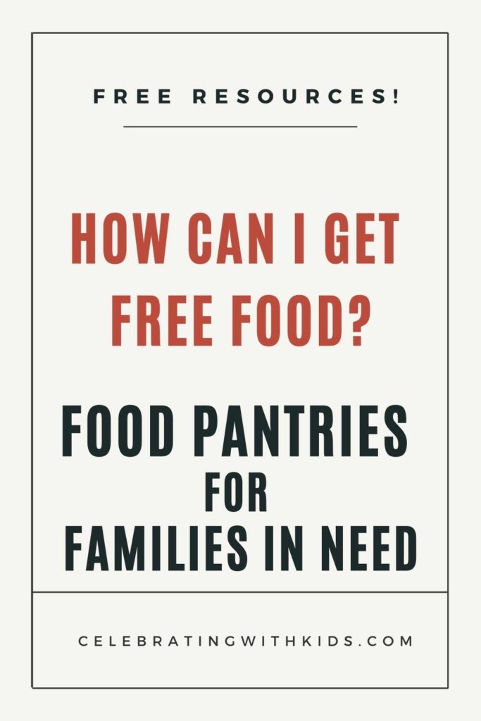 Free food pantries for families in need