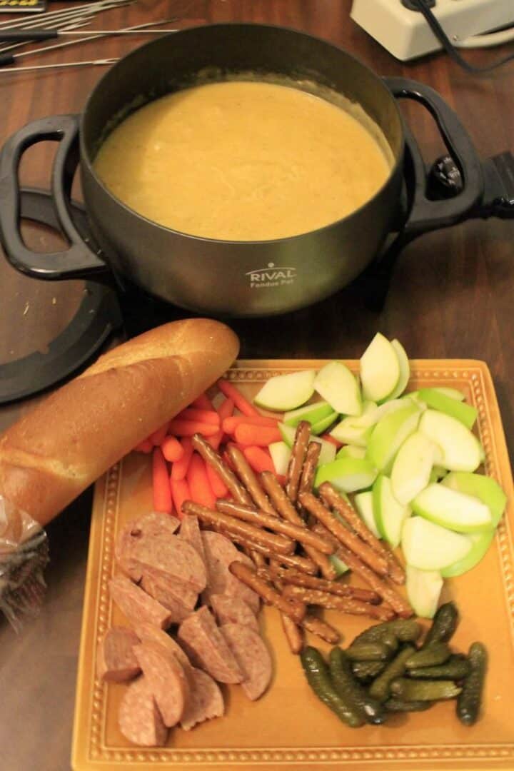 The best cheese fondue dippers Celebrating with kids