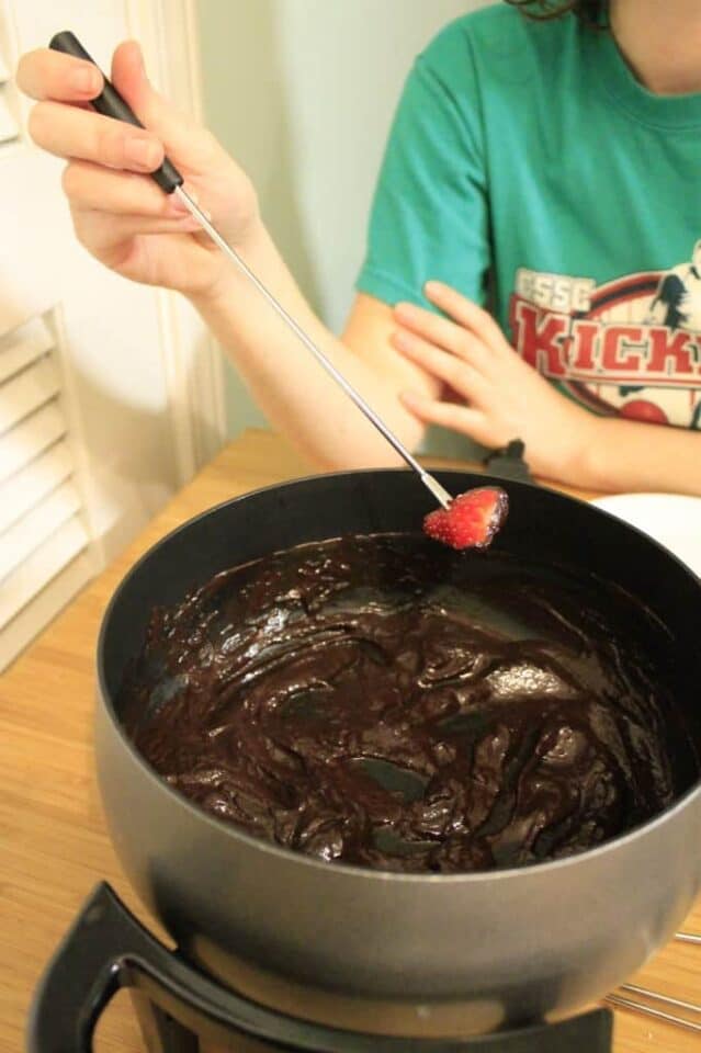 The best chocolate fondue dippers Celebrating with kids