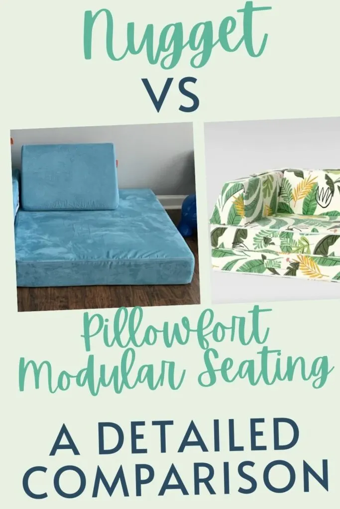 Nugget Comfort vs Target Pillowfort Modular Seating